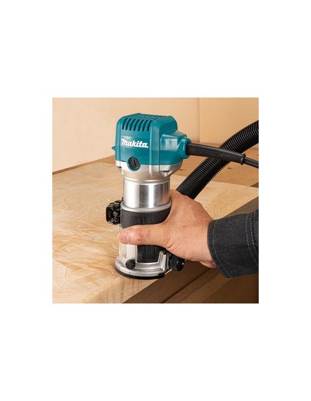 Makita RT0702CX3J Fresatrice verticale 710W, Ø pinza 6-8mm
