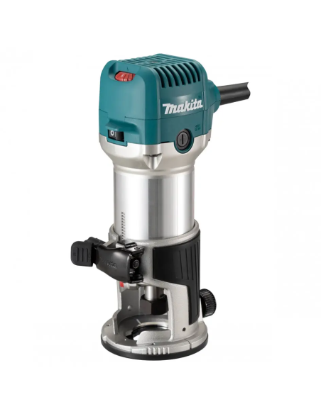 Makita RT0702CX3J Fresatrice verticale 710W, Ø pinza 6-8mm