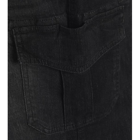 Jeans lungo stone cargo Diadora Utility nero