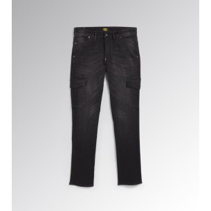 Jeans lungo stone cargo Diadora Utility nero