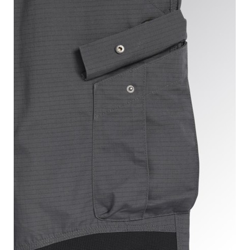 Pantalone lungo ripstop cargo Diadora Utility grigio