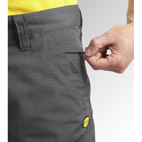Pantalone lungo ripstop cargo Diadora Utility grigio