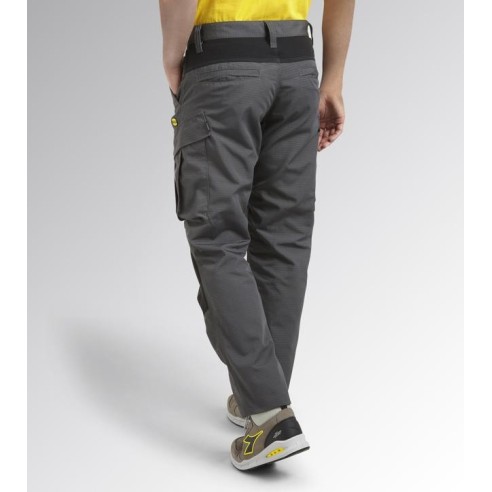 Pantalone lungo ripstop cargo Diadora Utility grigio
