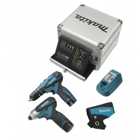 Makita DK1493X1 Kit Avvitatori percussione e impulsi 10,8V con 2 Batterie