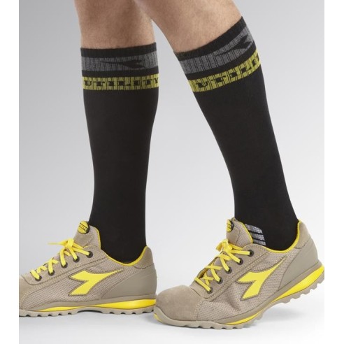 Calzini tecnici invernali Diadora Utility nero/grigio