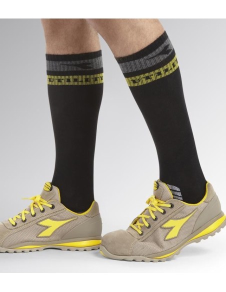 Calzini tecnici invernali Diadora Utility nero/grigio