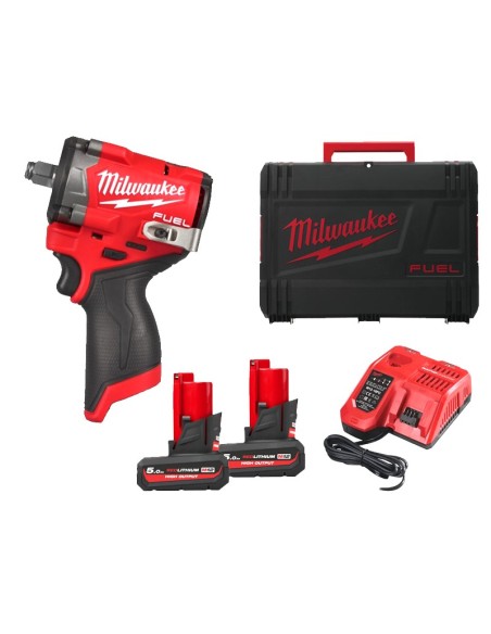 Milwaukee M12FCIWF12G3-502X Avvitatore ad impulsi con 2 batterie Cod. 4933493455