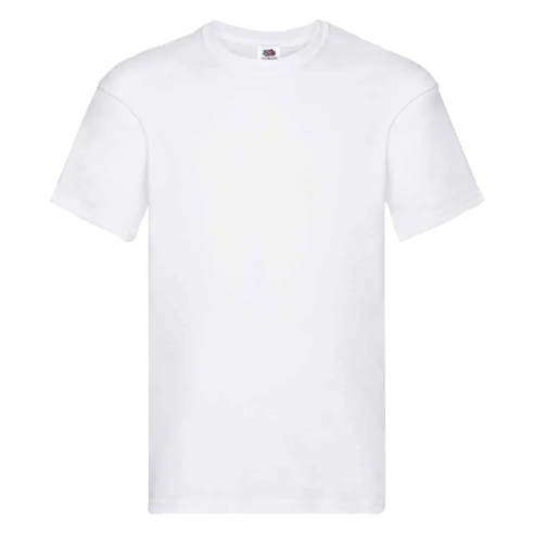 T-shirt bianca Uomo 100% cotone