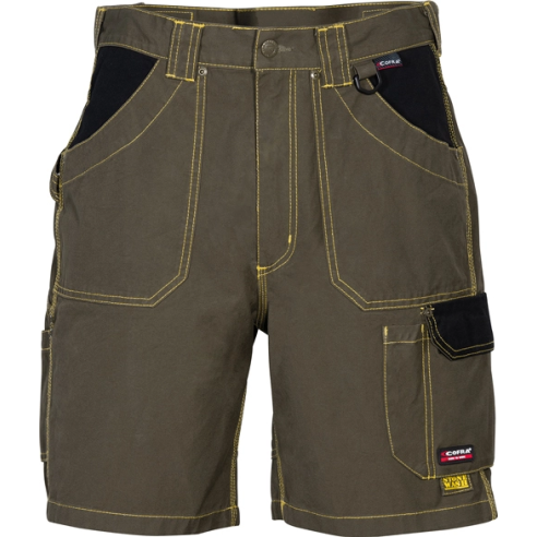 Pantalone corto Cofra colore fango