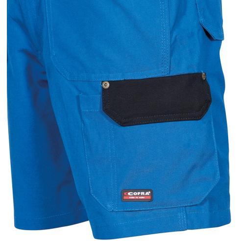 Pantalone corto Cofra colore azzurro