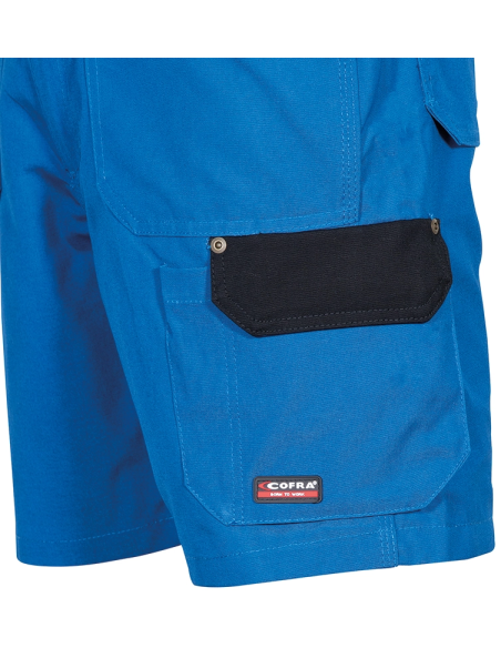 Pantalone corto Cofra colore azzurro