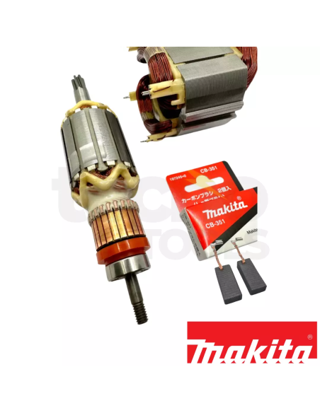 Indotto + Statore + Coppia carboncini MAKITA HR4001C/HR4010C/HR4011C (Ricambi originali)