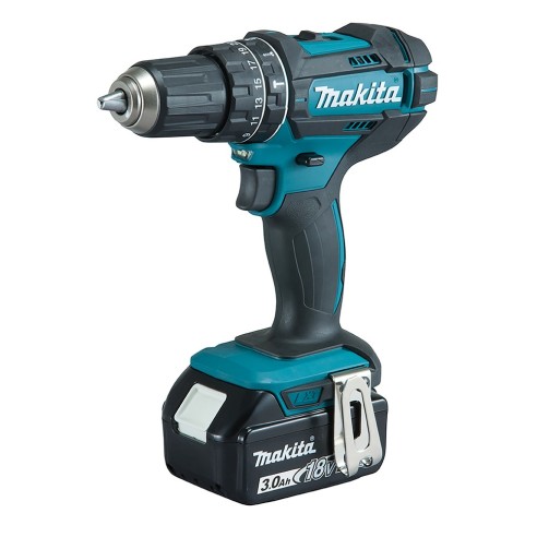 Trapano avvitatore con percussione DHP482RF3J Makita, 64Nm (con batterie 18V 3,0Ah)