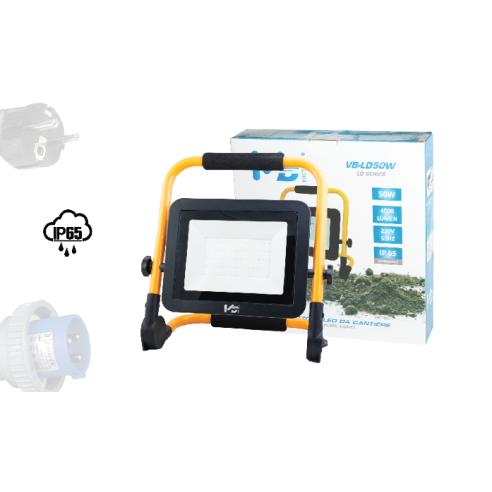 Proiettore led con spina 100W - 9.000 Lumen VB