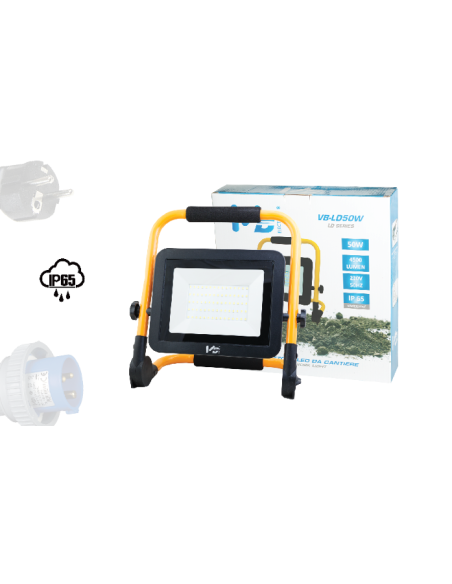 Proiettore led con spina 100W - 9.000 Lumen VB