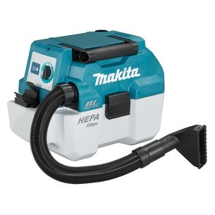 Aspiratore DVC750LZX1 Makita 18V, con Filtro HEPA - Umido/Secco (senza batterie)
