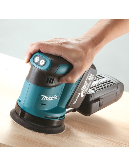 Levigatrice orbitale DBO180Z Makita 18V, 123mm (corpo macchina, senza valigetta)