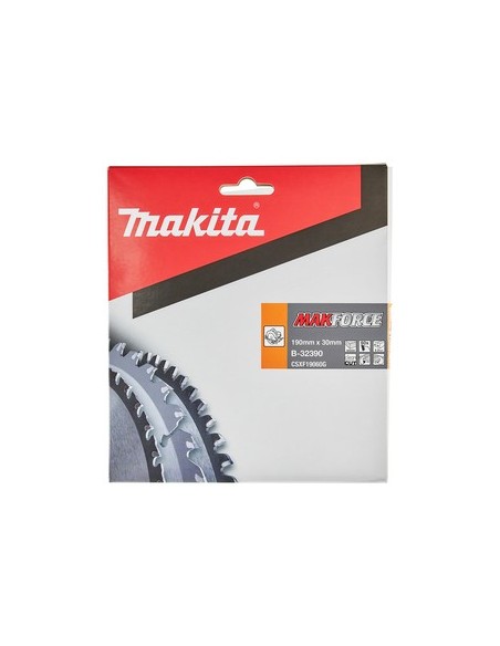 Lama makforce x legno Ø190x30mm - Z60 Makita