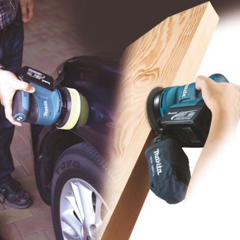 Levigatrice orbitale DBO180Z Makita 18V, 123mm (corpo macchina, senza valigetta)
