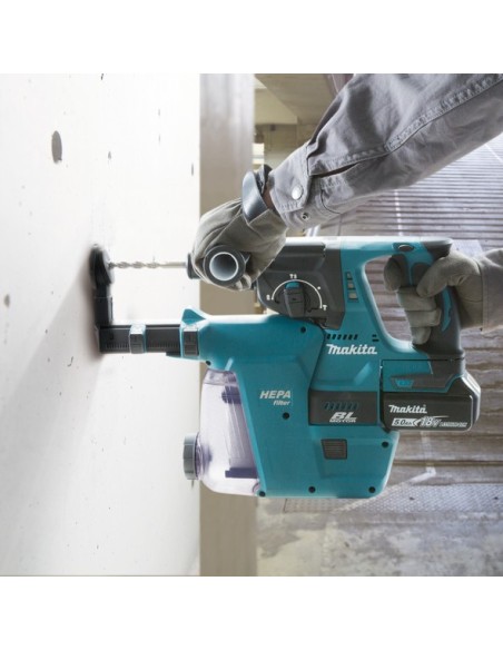 Tassellatore Sds-plus DHR243ZJ Makita 18V, 2J + Mandrino autoserrante (corpo macchina, con valigetta)