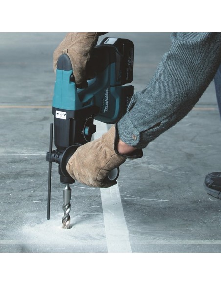 Tassellatore Sds-plus DHR243ZJ Makita 18V, 2J + Mandrino autoserrante (corpo macchina, con valigetta)