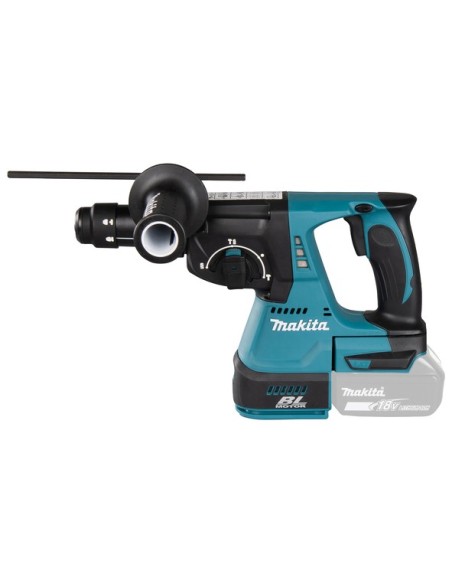 Tassellatore Sds-plus DHR243ZJ Makita 18V, 2J + Mandrino autoserrante (corpo macchina, con valigetta)