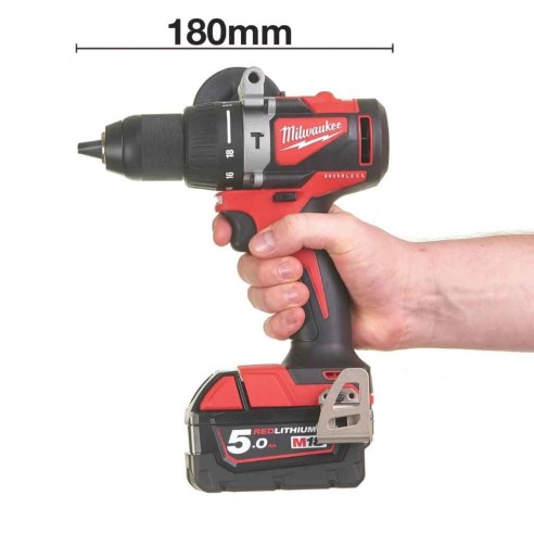 Milwaukee Avvitatore Brushless a percussione M18 BLPD2-502X, 82Nm con 2 batterie – 4933464517