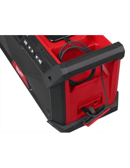Milwaukee Radio da cantiere a batteria/corrente Milwaukee M18 sintonizzatore DAB+ e FM - 4933492344