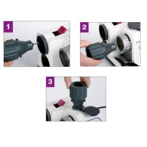 Affilatrice GQ-D13 Optimum per punte elicoidali da Ø3mm a Ø13mm 80W LTF 2