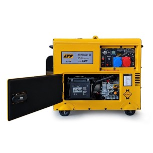 Kit generatore di corrente 6,5kW diesel GSD8000EP-SE LTF 230/400V + unità ATS + caricatoremantenitore
