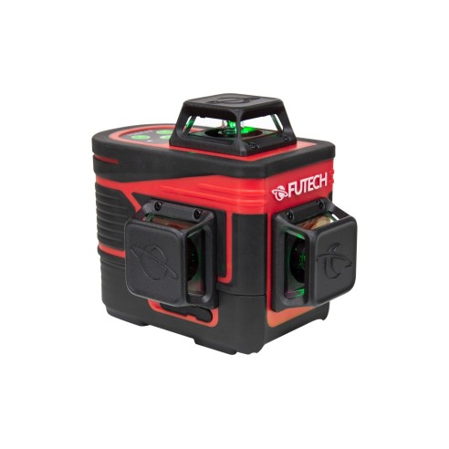 Laser raggio verde Multicross 3D Compact 0353DG Futech 360°, precisione 2mm/10m, IP54 (con batterie litio)