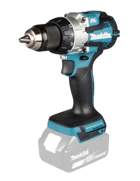 Trapano avvitatore DDF489Z Makita, 18V - 110Nm, Brushless (corpo macchina)