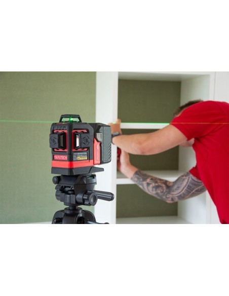 Laser raggio verde Multicross 3D 18Vmax 0363DG Futech 360°, precisione 2mm/10m, IP54