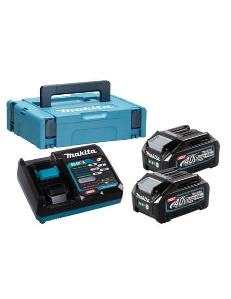KIT BATTERIE MAKITA: x2 BATT. (40V 4.0AH) + Caricabatterie