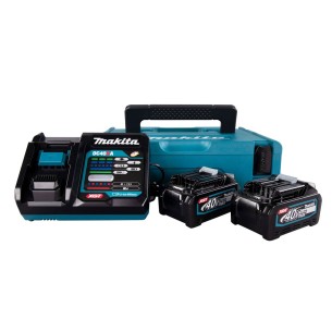 KIT BATTERIE MAKITA: x2 BATT. (40V 4.0AH) + Caricabatterie 2