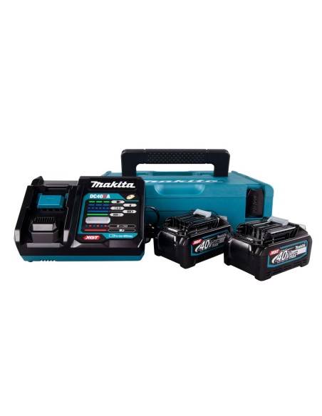 KIT BATTERIE MAKITA: x2 BATT. (40V 4.0AH) + Caricabatterie