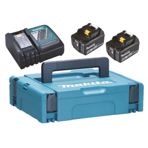 Makita 197624-2 Kit Energy 2pz BL1850 18V 5,0Ah + Caricabatterie singolo rapido DC18RC