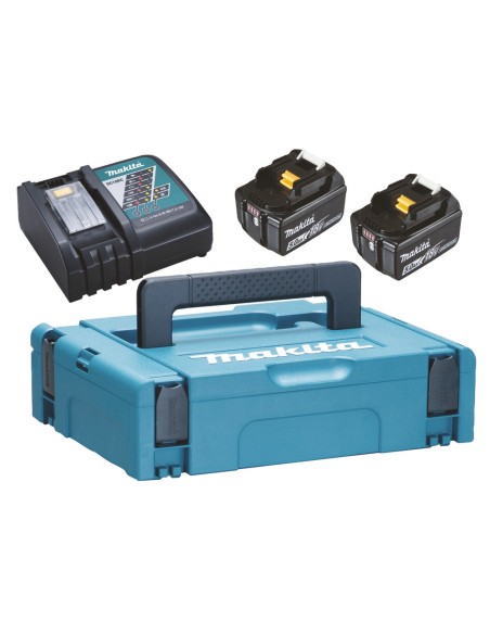 Makita 197624-2 Kit Energy 2pz BL1850 18V 5,0Ah + Caricabatterie singolo rapido DC18RC