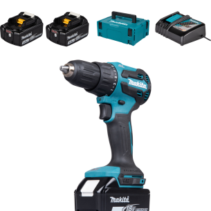 Makita DHP490RFJ Avvitatore a percussione LXT Brushless 18 V con 2 batterie e caricabatterie