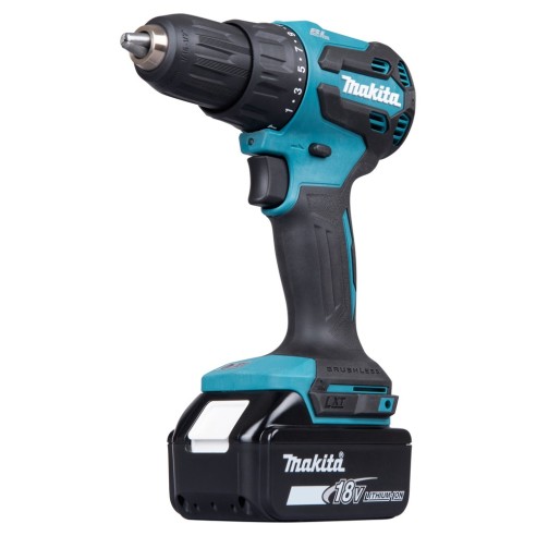 Makita DHP490RFJ Avvitatore a percussione LXT Brushless 18 V con 2 batterie e caricabatterie