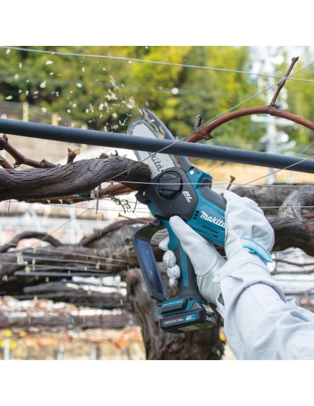 Makita UC100DWA1J Potatore a catena 10 cm Brushless CXT 12 V con batteria e caricabatterie