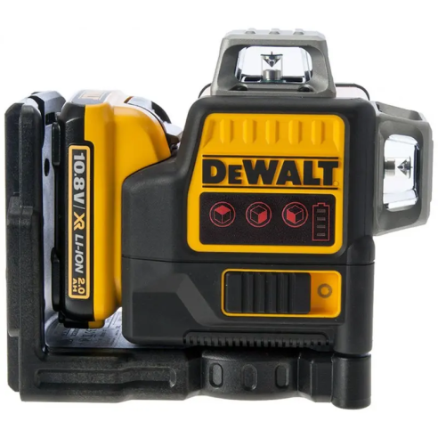 DEWALT DCE089D1R-QW Livella laser 3 linee 360° raggio rosso 10,8v 2ah 50mt