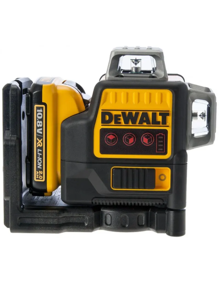 DEWALT DCE089D1R-QW Livella laser 3 linee 360° raggio rosso 10,8v 2ah 50mt
