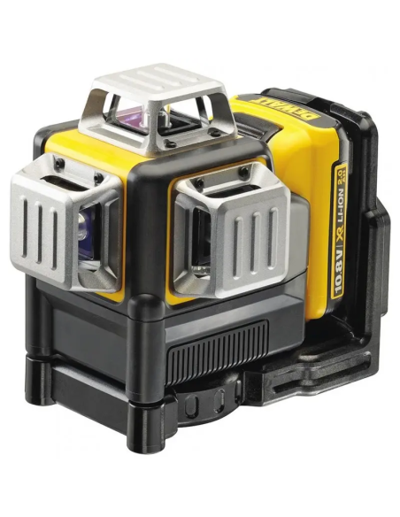 DEWALT DCE089D1R-QW Livella laser 3 linee 360° raggio rosso 10,8v 2ah 50mt