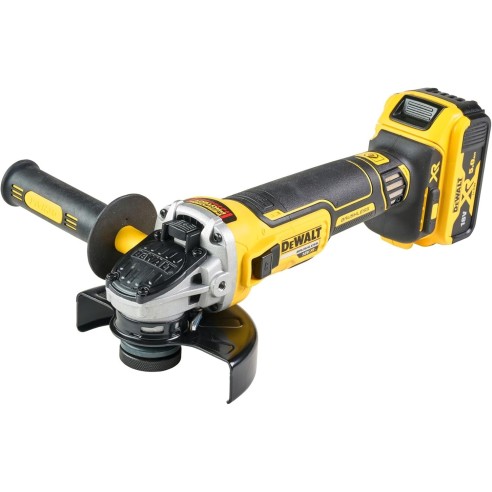 Smerigliatrice Dewalt DCG405P3-QW 18V 5Ah con batterie e carica batterie