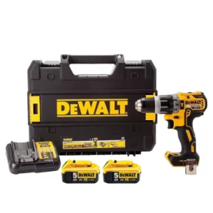 Trapano avvitatore a percussione DeWalt DCD796P2-QW 18 V 5,0 Ah con batterie