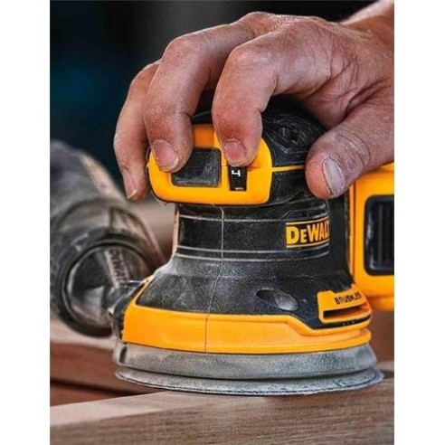Dewalt DCW210N-XJ Levigatrice rotorbitale 125MM, senza batteria e caricabatteria