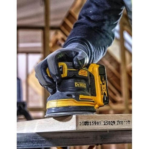 Dewalt DCW210N-XJ Levigatrice rotorbitale 125MM, senza batteria e caricabatteria