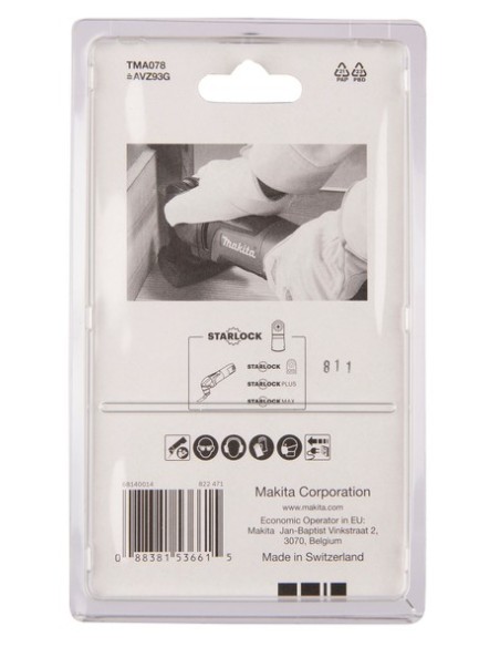 Piastra al velcro Starlock TMA078 94mm Makita