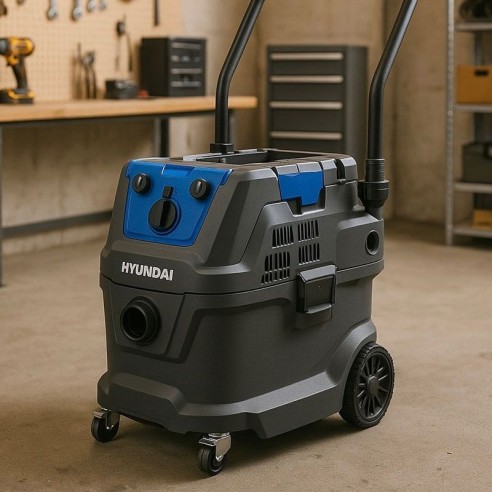 Aspiratore solidi/liquidi professionale 45085 Hyundai 1.600W, 40L